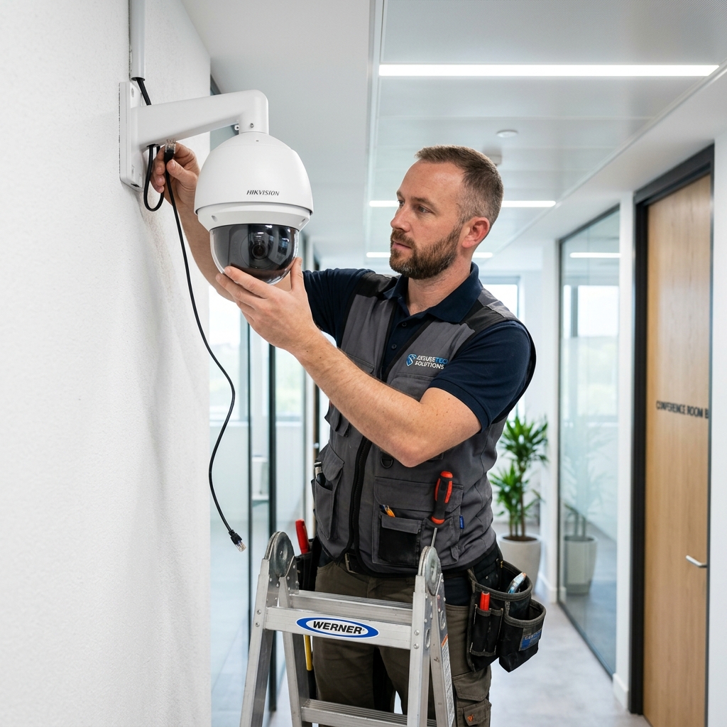 CCTV Camera Installation at AVI SystemsTech